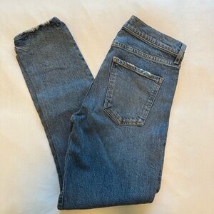 Agolde Toni Mid-Rise Straight Denim